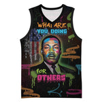 Martin Luther King Jr Day Basketball Jersey What Are You Doing For Others - African Pride