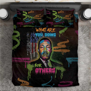 Martin Luther King Jr Day Bedding Set What Are You Doing For Others - African Pride