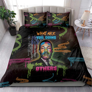 Martin Luther King Jr Day Bedding Set What Are You Doing For Others - African Pride
