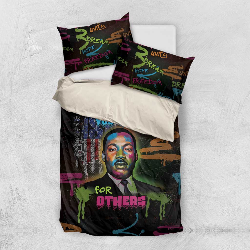 Martin Luther King Jr Day Bedding Set What Are You Doing For Others - African Pride