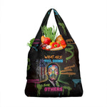 Martin Luther King Jr Day Grocery Bag What Are You Doing For Others - African Pride
