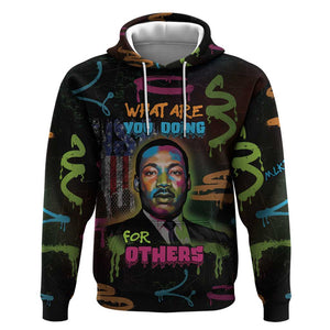 Martin Luther King Jr Day Hoodie What Are You Doing For Others - African Pride
