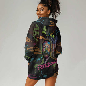 Martin Luther King Jr Day Hoodie Dress What Are You Doing For Others - African Pride