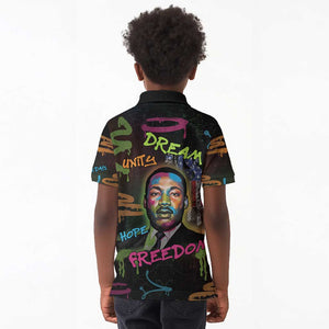 Martin Luther King Jr Day Kid Polo Shirt What Are You Doing For Others - African Pride