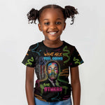 Martin Luther King Jr Day Kid T shirt What Are You Doing For Others - African Pride