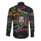 Martin Luther King Jr Day Long Sleeve Button Shirt What Are You Doing For Others - African Pride