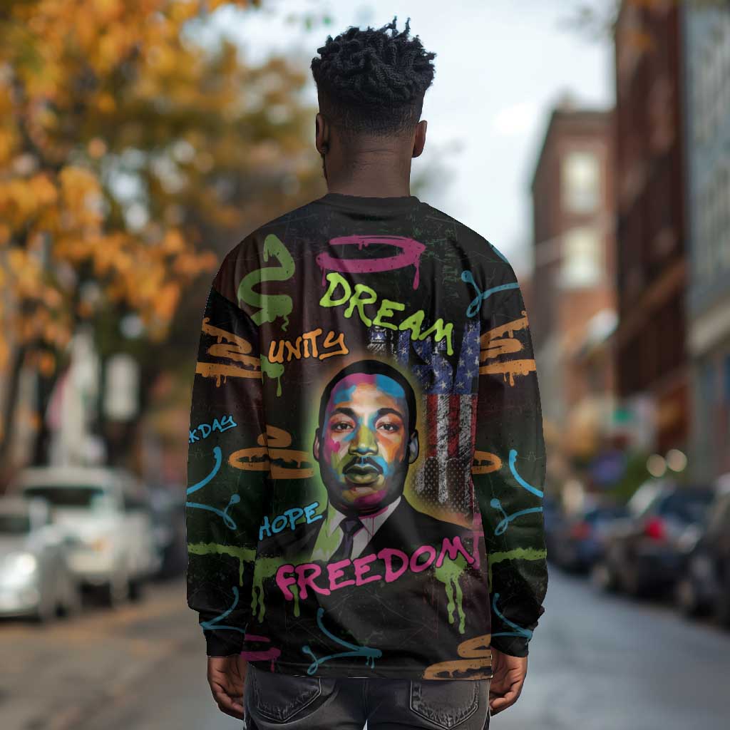 Martin Luther King Jr Day Long Sleeve Shirt What Are You Doing For Others - African Pride