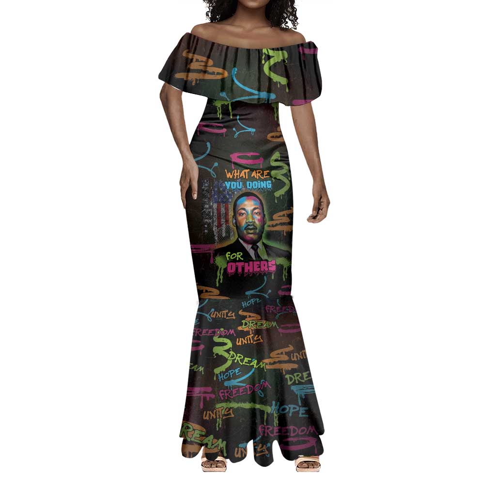 Martin Luther King Jr Day Mermaid Dress What Are You Doing For Others - African Pride