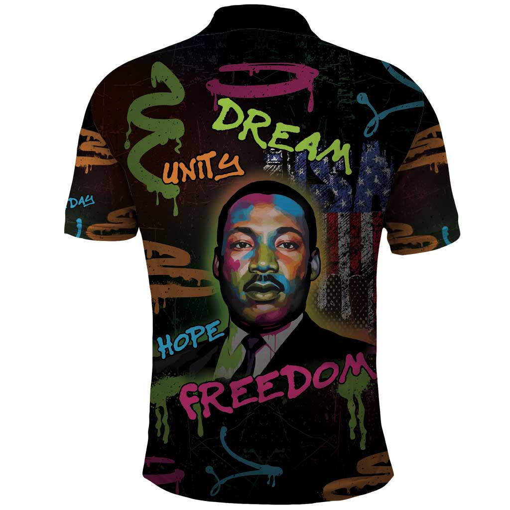 Martin Luther King Jr Day Polo Shirt What Are You Doing For Others - African Pride