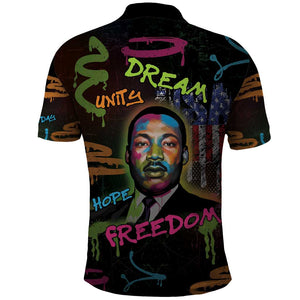 Martin Luther King Jr Day Polo Shirt What Are You Doing For Others - African Pride