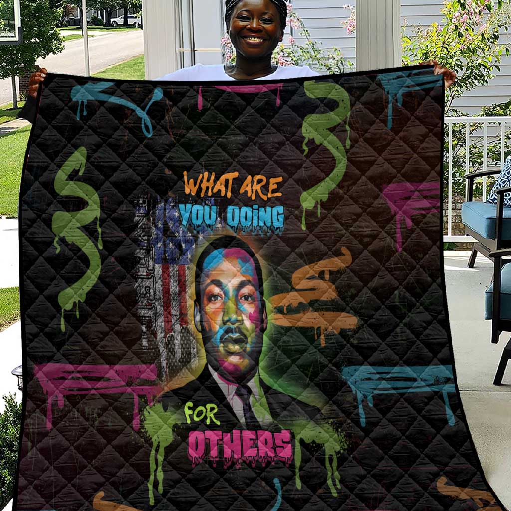 Martin Luther King Jr Day Quilt What Are You Doing For Others - African Pride