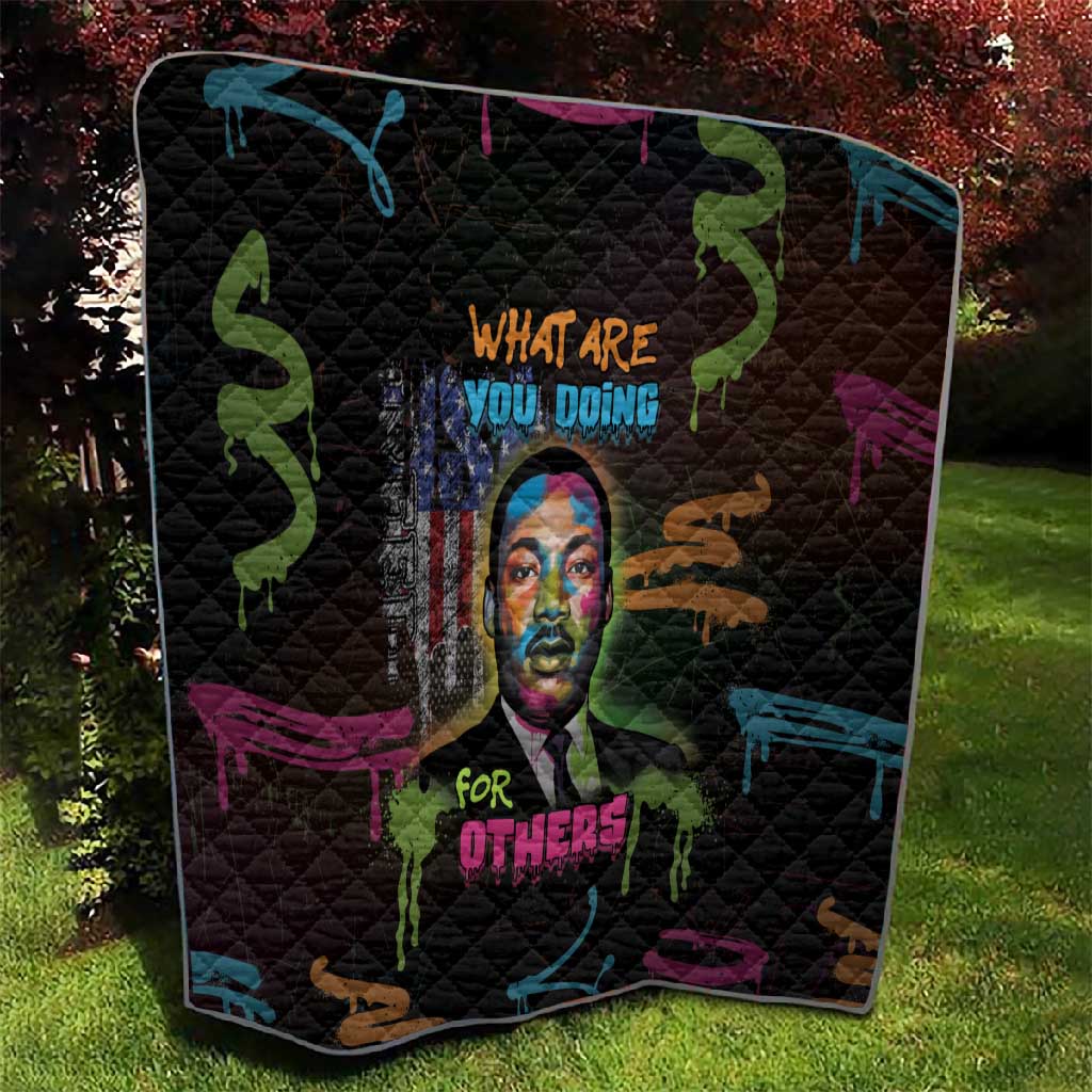 Martin Luther King Jr Day Quilt What Are You Doing For Others - African Pride