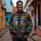 Martin Luther King Jr Day Sleeve Zip Bomber Jacket What Are You Doing For Others - African Pride