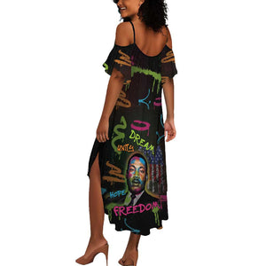 Martin Luther King Jr Day Summer Maxi Dress What Are You Doing For Others - African Pride