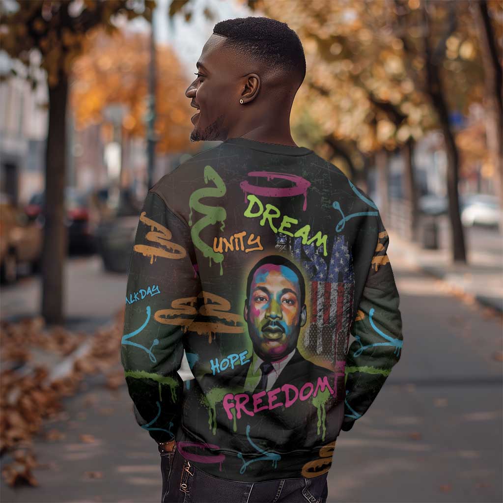 Martin Luther King Jr Day Sweatshirt What Are You Doing For Others - African Pride