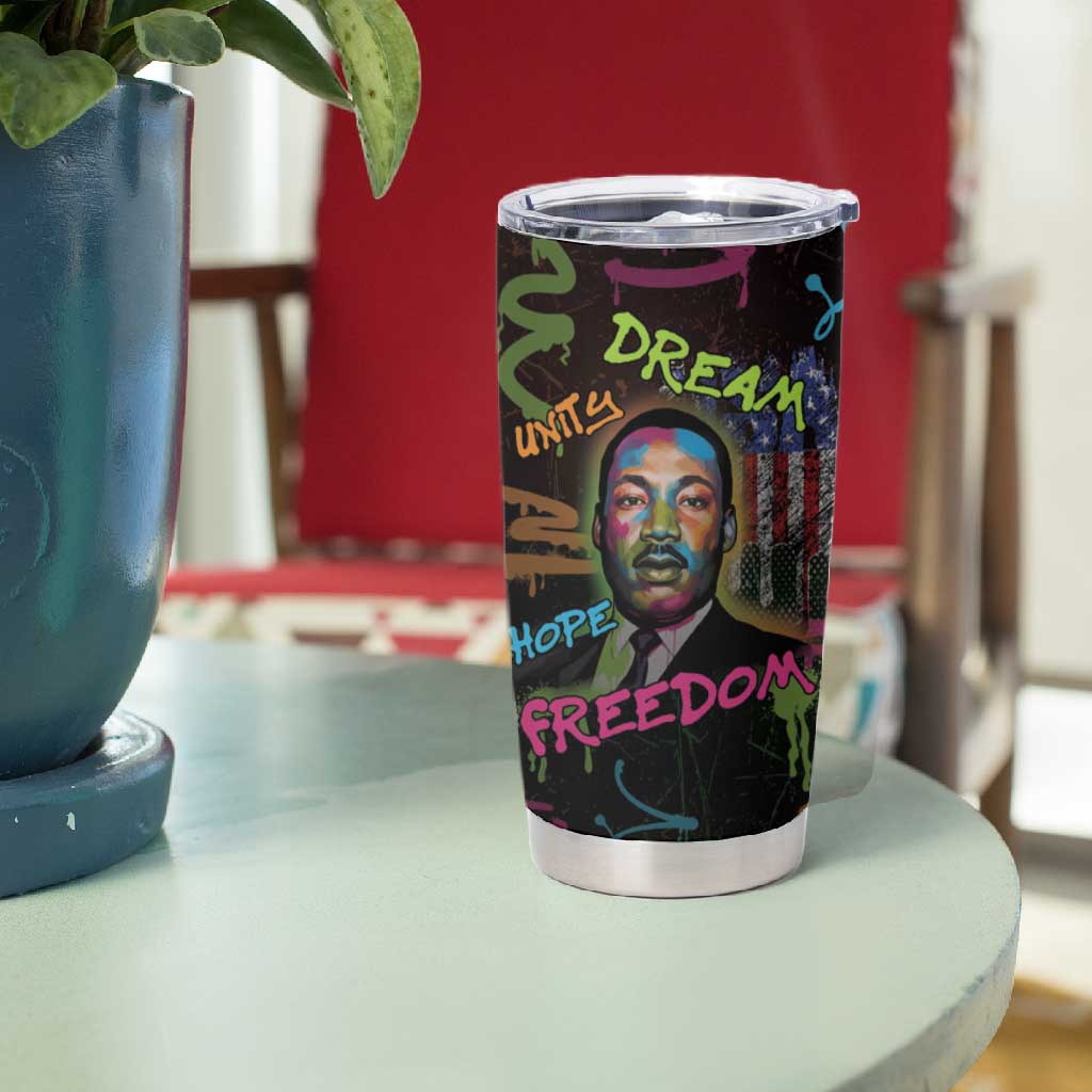 Martin Luther King Jr Day Tumbler Cup What Are You Doing For Others - African Pride