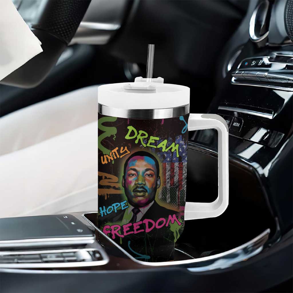 Martin Luther King Jr Day Tumbler With Handle What Are You Doing For Others - African Pride