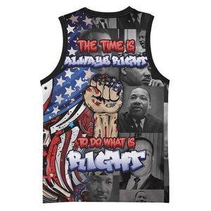 Martin Luther King Jr Day Basketball Jersey Dreamers Today Leaders Tomorrow - African Pride