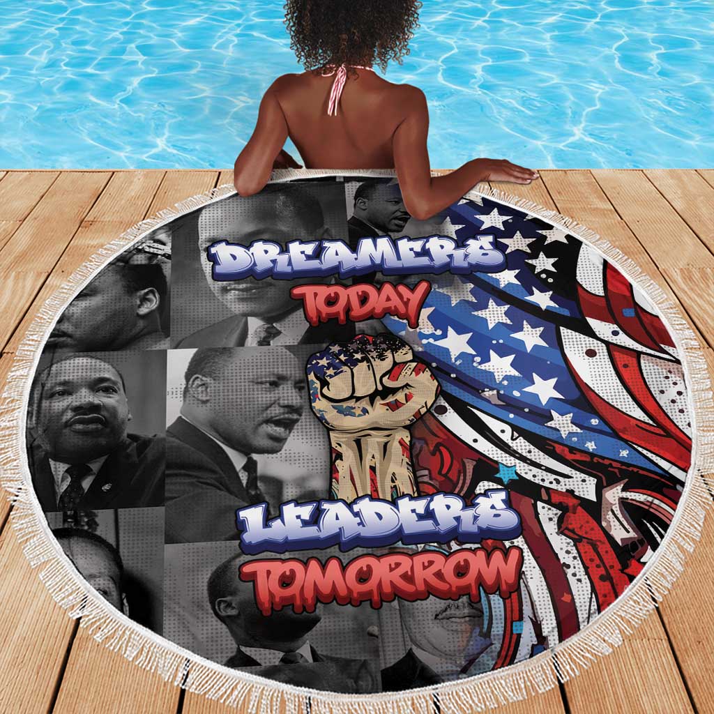Martin Luther King Jr Day Beach Blanket Dreamers Today Leaders Tomorrow - African Pride