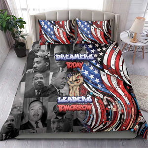 Martin Luther King Jr Day Bedding Set Dreamers Today Leaders Tomorrow - African Pride