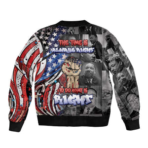 Martin Luther King Jr Day Bomber Jacket Dreamers Today Leaders Tomorrow - African Pride