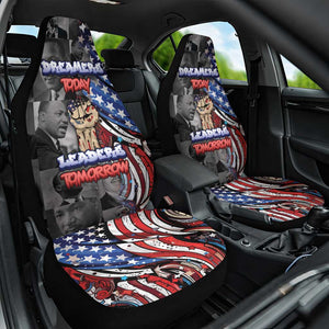Martin Luther King Jr Day Car Seat Cover Dreamers Today Leaders Tomorrow - African Pride