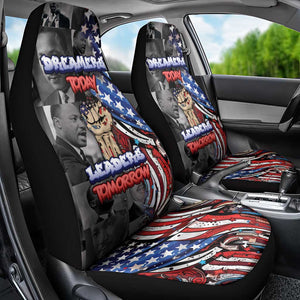 Martin Luther King Jr Day Car Seat Cover Dreamers Today Leaders Tomorrow - African Pride