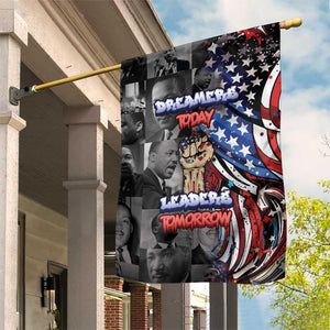 Martin Luther King Jr Day Garden Flag Dreamers Today Leaders Tomorrow - African Pride