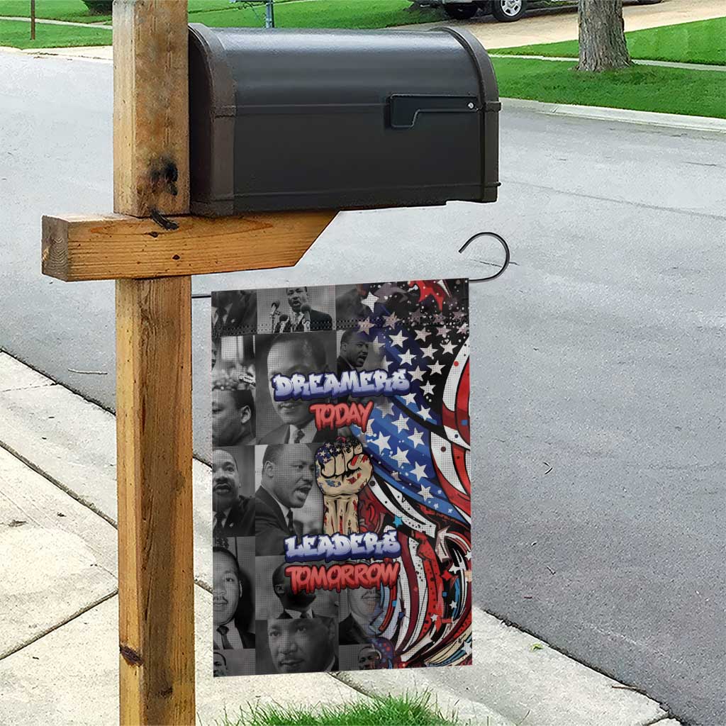 Martin Luther King Jr Day Garden Flag Dreamers Today Leaders Tomorrow - African Pride