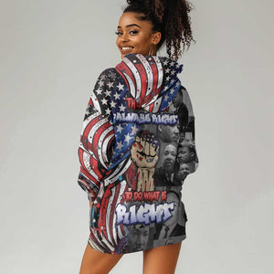 Martin Luther King Jr Day Hoodie Dress Dreamers Today Leaders Tomorrow - African Pride