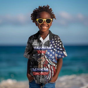 Martin Luther King Jr Day Kid Hawaiian Shirt Dreamers Today Leaders Tomorrow - African Pride