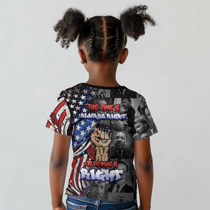 Martin Luther King Jr Day Kid T shirt Dreamers Today Leaders Tomorrow - African Pride