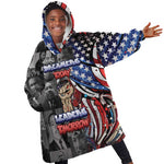 Martin Luther King Jr Day Kid Wearable Blanket Hoodie Dreamers Today Leaders Tomorrow - African Pride