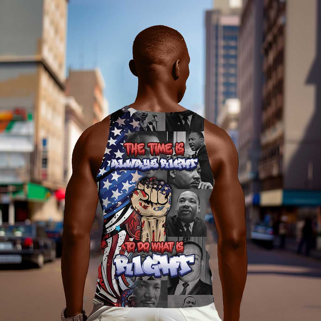 Martin Luther King Jr Day Men Tank Top Dreamers Today Leaders Tomorrow - African Pride