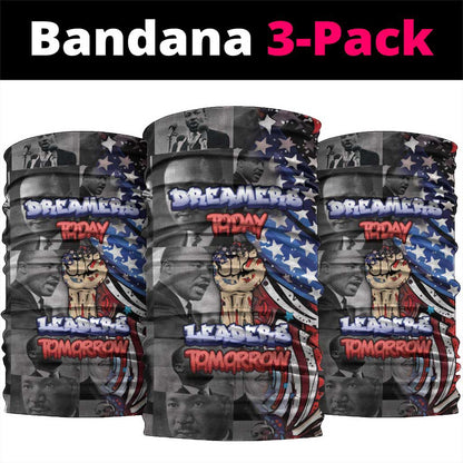 Martin Luther King Jr Day Neck Gaiter Dreamers Today Leaders Tomorrow - African Pride