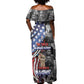 Martin Luther King Jr Day Off Shoulder Maxi Dress Dreamers Today Leaders Tomorrow - African Pride