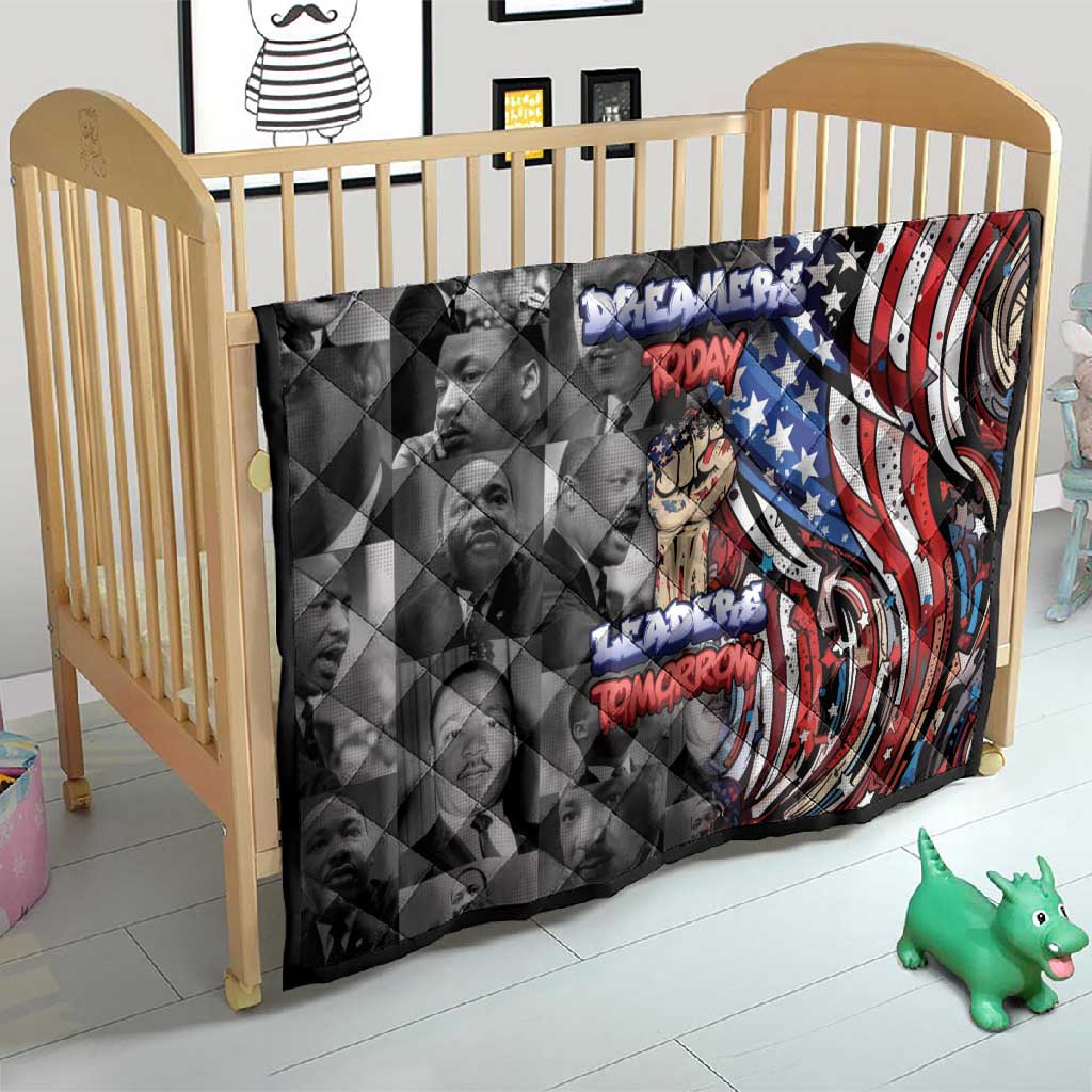 Martin Luther King Jr Day Quilt Dreamers Today Leaders Tomorrow - African Pride