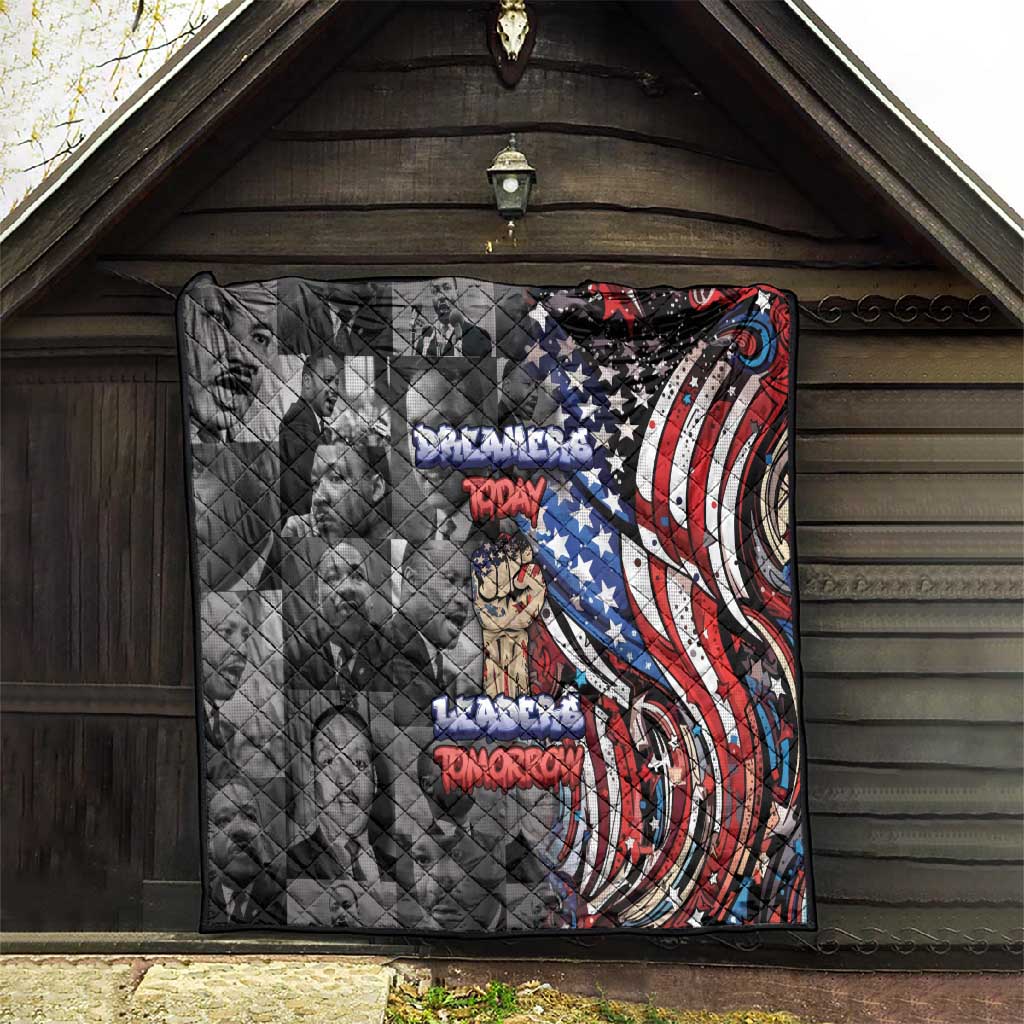 Martin Luther King Jr Day Quilt Dreamers Today Leaders Tomorrow - African Pride