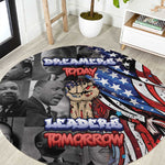 Martin Luther King Jr Day Round Carpet Dreamers Today Leaders Tomorrow - African Pride