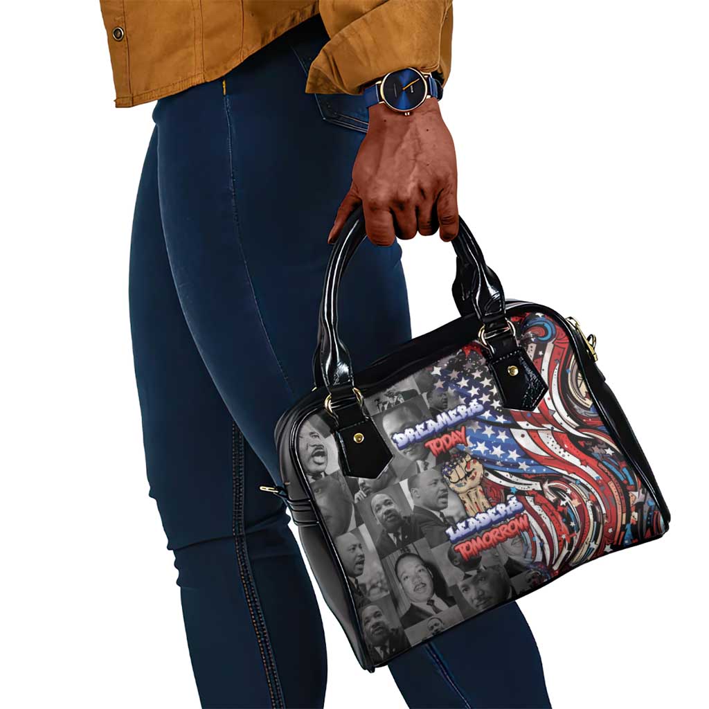 Martin Luther King Jr Day Shoulder Handbag Dreamers Today Leaders Tomorrow - African Pride