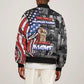 Martin Luther King Jr Day Sleeve Zip Bomber Jacket Dreamers Today Leaders Tomorrow - African Pride