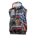Martin Luther King Jr Day Sleeveless Hoodie Dreamers Today Leaders Tomorrow - African Pride