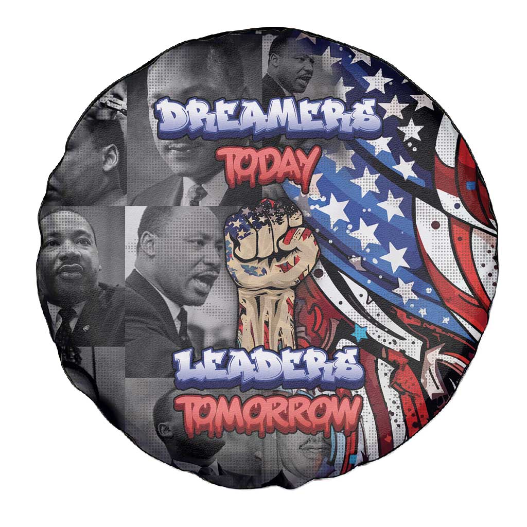 Martin Luther King Jr Day Spare Tire Cover Dreamers Today Leaders Tomorrow - African Pride