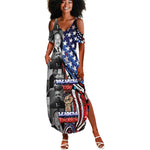 Martin Luther King Jr Day Summer Maxi Dress Dreamers Today Leaders Tomorrow - African Pride