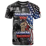 Martin Luther King Jr Day T shirt Dreamers Today Leaders Tomorrow - African Pride