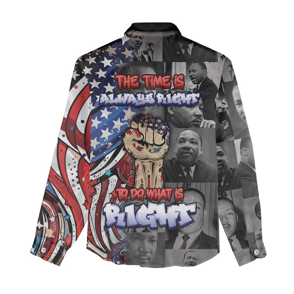 Martin Luther King Jr Day Women Casual Shirt Dreamers Today Leaders Tomorrow - African Pride