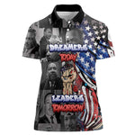 Martin Luther King Jr Day Women Polo Shirt Dreamers Today Leaders Tomorrow - African Pride