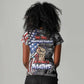 Martin Luther King Jr Day Women V-Neck T-Shirt Dreamers Today Leaders Tomorrow - African Pride