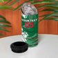 Custom Algeria Football 4 in 1 Can Cooler Tumbler Glitch Effect Desert Lines And Star Crescent