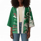 Custom Algeria Football Kimono Glitch Effect Desert Lines And Star Crescent